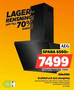 Power AEG köksfläkt erbjuda
