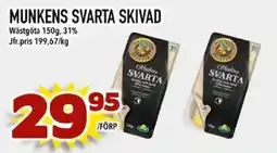 Din Mat Munkens svarta skivad erbjuda