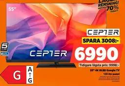 Power Cepter 55" 4K QLED Google TV erbjuda