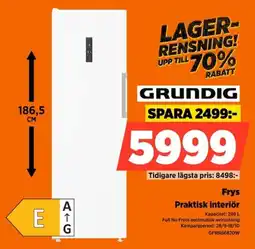 Power Grundig Frys erbjuda
