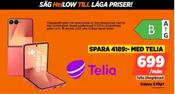 Power Telia Galaxy Z Flip7 erbjuda
