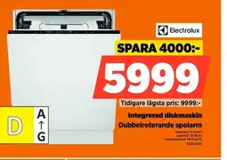 Power Electrolux integrerad diskmaskin erbjuda