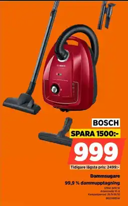 Power Bosch dammsugare erbjuda