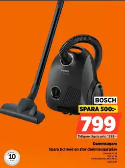 Power Bosch dammsugare erbjuda