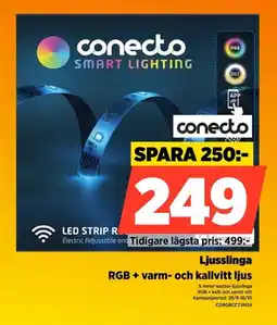 Power conecto ljusslinga erbjuda