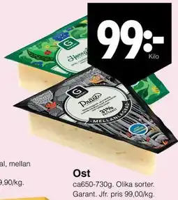 Matöppet Ost erbjuda