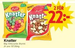 Matöppet Knatter erbjuda