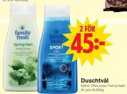 Matöppet Duschtvål erbjuda