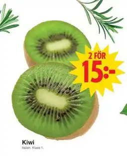 Matöppet Kiwi erbjuda
