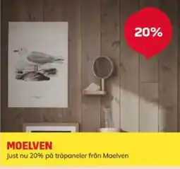 Byggmax Moelven träpaneler erbjuda