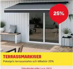 Byggmax Terrassmarkiser erbjuda