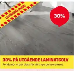 Byggmax Utgående laminatgolv erbjuda