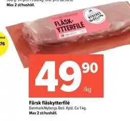 Coop Extra Färsk fläskytterfilé erbjuda