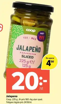 Coop Extra Jalapeno erbjuda