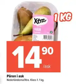 Coop Extra Päron i ask erbjuda