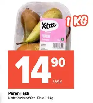 Päron i ask