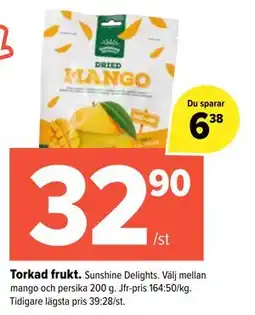 Coop Extra Torkad frukt erbjuda