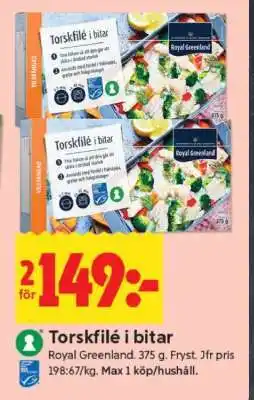 ICA Supermarket TORSKFILÉ I BITAR erbjuda