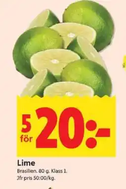 ICA Supermarket Lime erbjuda