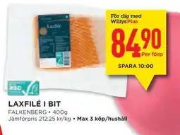 Willys Laxfilé i bit erbjuda