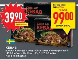 Willys KEBAB erbjuda
