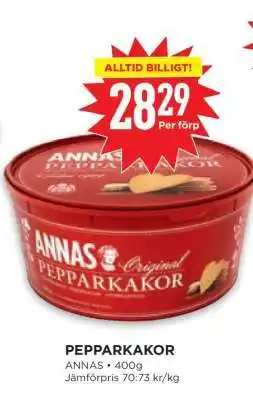 Willys Pepparkakor erbjuda