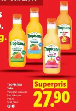 Lidl Tropicana Juice erbjuda