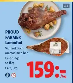 Lidl Proud farmer lammfiol erbjuda