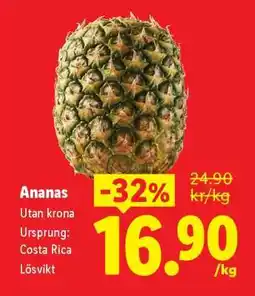 Lidl Ananas erbjuda