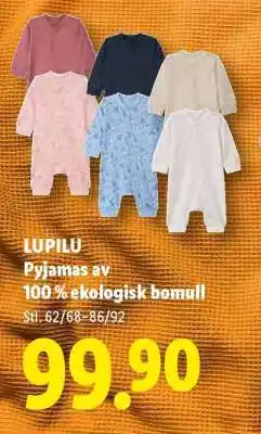 Lidl lupilu Pyjamas erbjuda