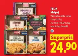 Lidl Felix matpaj erbjuda