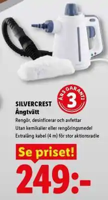 Lidl Silvercrest Ångtvätt erbjuda