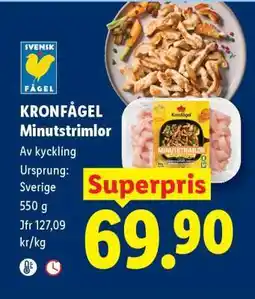 Lidl Kronfågel Minutstrimlor erbjuda
