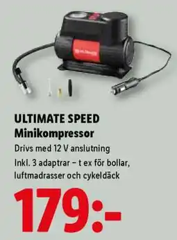 Lidl ULTIMATE SPEED Minikompressor erbjuda