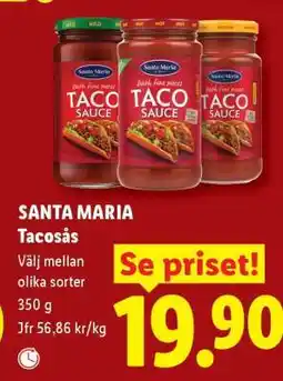 Lidl SANTA MARIA TACOSÅS erbjuda