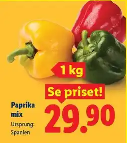 Lidl Paprika mix erbjuda