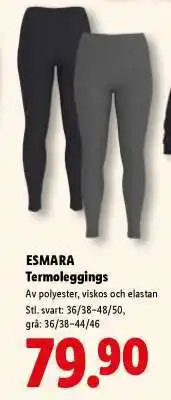 Lidl ESMARA Termoleggings erbjuda