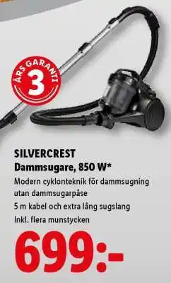 Lidl SILVERCREST Dammsugare, 850 W erbjuda
