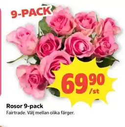 Coop ROSOR 9-PACK erbjuda