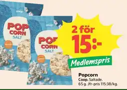 Coop POPCORN erbjuda