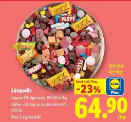 Lidl Lösgodis erbjuda