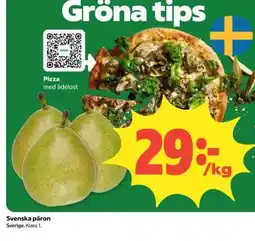 Coop Svenska päron erbjuda