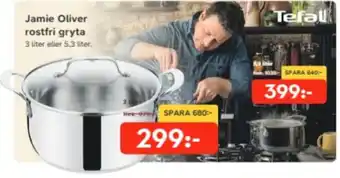 Tefal jamie oliver rostfri gryta