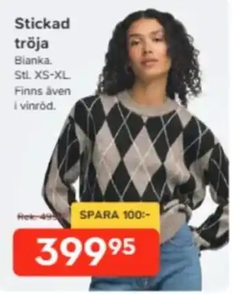 Bianka stickad tröja