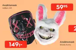 Bo Ohlsson Ansiktsmask Ledljus, röd erbjuda