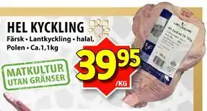 Matvärlden Tensta HEL KYCKLING erbjuda