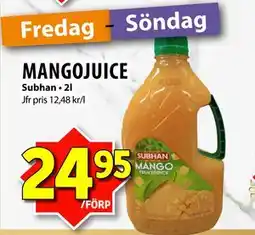 Matvärlden Tensta MANGOJUICE erbjuda