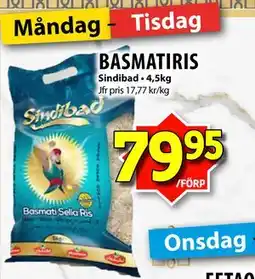 Matvärlden Tensta BASMATIRIS erbjuda