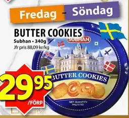 Matvärlden Tensta BUTTER COOKIES erbjuda