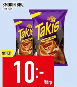 Matdax Takis smokin bbq erbjuda